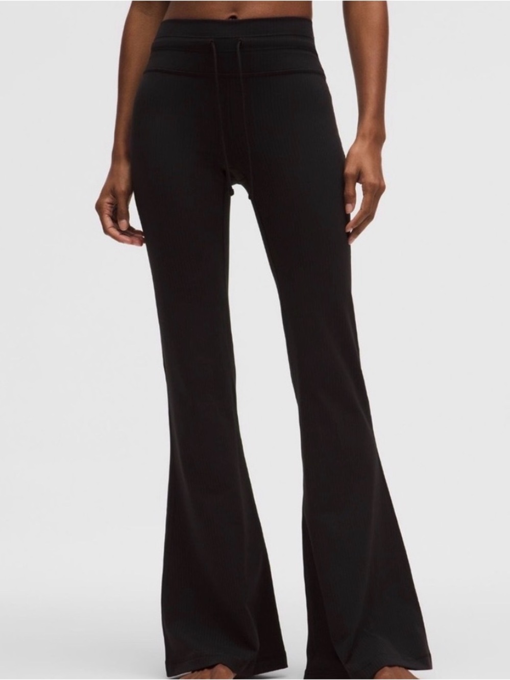 NWOT Lululemon Groove High-Rise Ribbed Flair Pant
